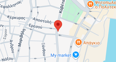 Location of business on map