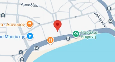Location of business on map