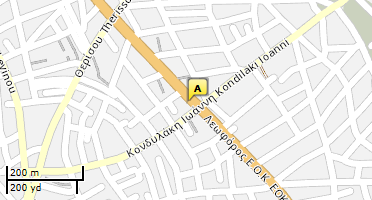 Location of business on map