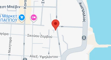 Location of business on map