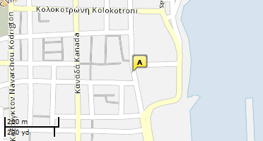 Location of business on map