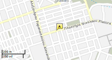 Location of business on map
