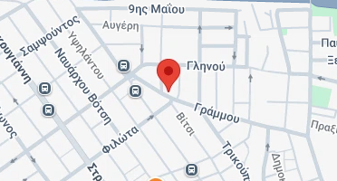 Location of business on map
