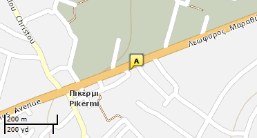 Location of business on map