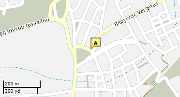 Location of business on map