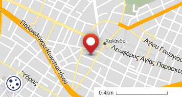Location of business on map