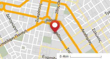 Location of business on map