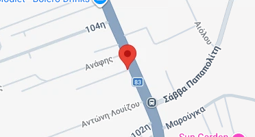 Location of business on map