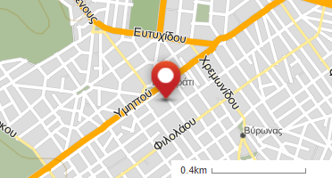 Location of business on map