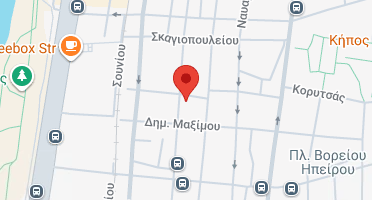 Location of business on map