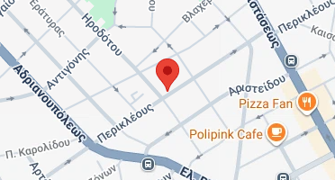 Location of business on map