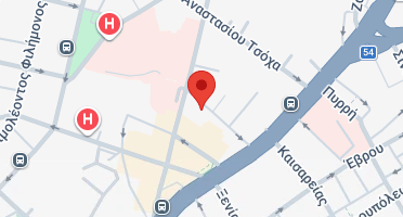 Location of business on map