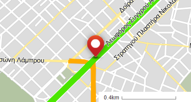 Location of business on map