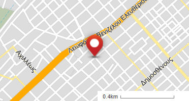 Location of business on map