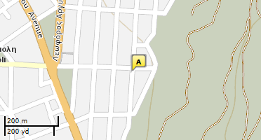 Location of business on map