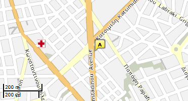 Location of business on map