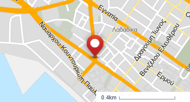 Location of business on map