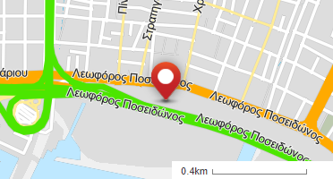 Location of business on map