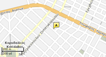 Location of business on map