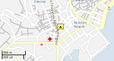 Χάρτης και σημείο της επιχείρησης