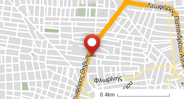 Location of business on map