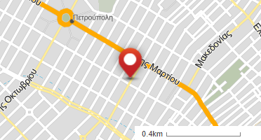Location of business on map