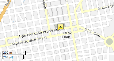 Location of business on map