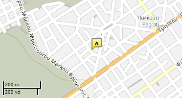 Location of business on map