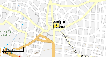 Location of business on map