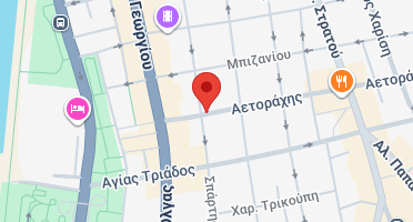 Location of business on map