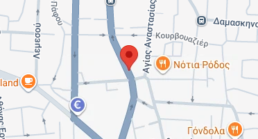 Location of business on map