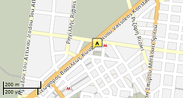 Location of business on map