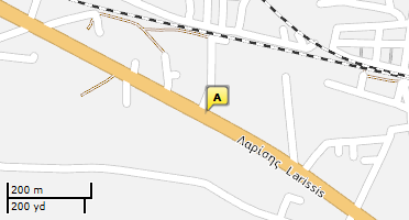 Location of business on map