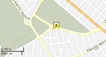 Location of business on map