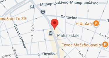 Location of business on map