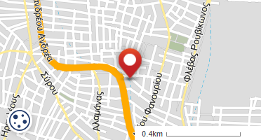 Location of business on map