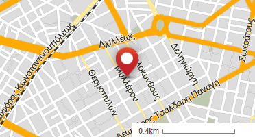 Location of business on map