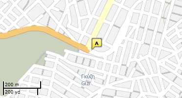 Location of business on map