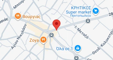 Location of business on map