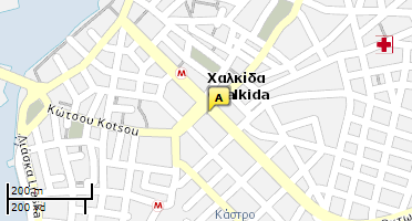 Location of business on map