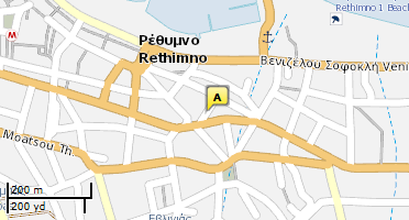 Location of business on map