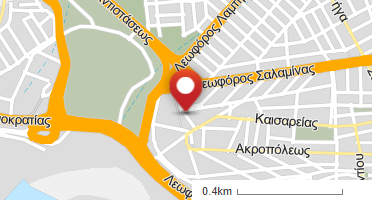 Location of business on map