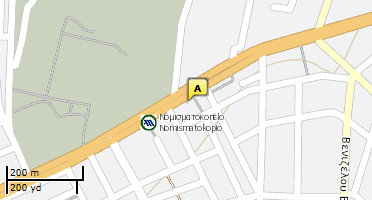 Location of business on map