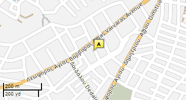 Location of business on map