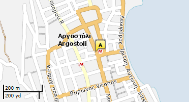Location of business on map