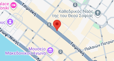 Location of business on map