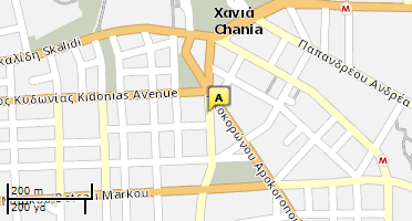 Location of business on map