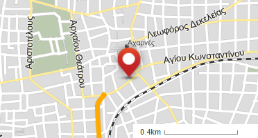 Location of business on map