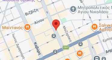 Location of business on map