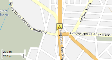 Location of business on map